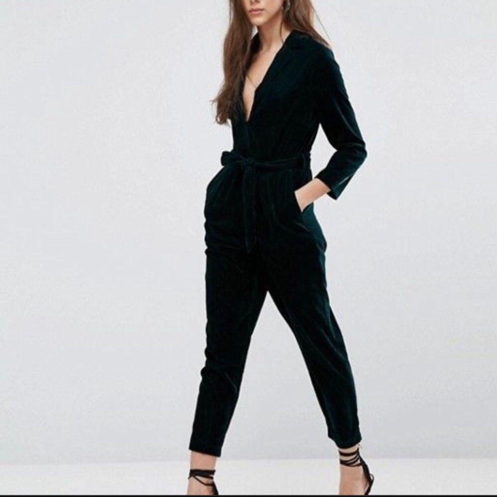(ISO) NOT FOR SALE.  New Look velvet jumpsuit